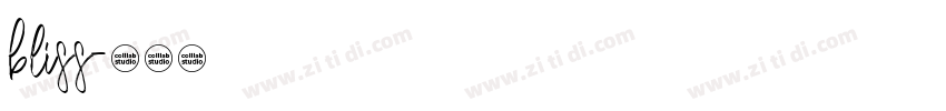 bliss字体转换