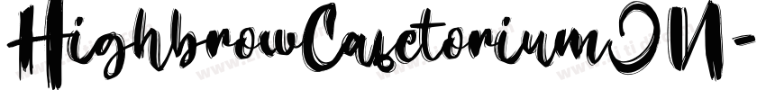 HighbrowCafetoriumJN字体转换