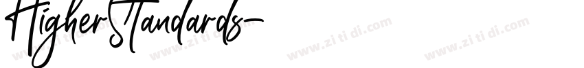HigherStandards字体转换