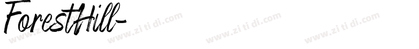 ForestHill字体转换