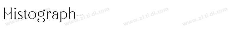 Histograph字体转换
