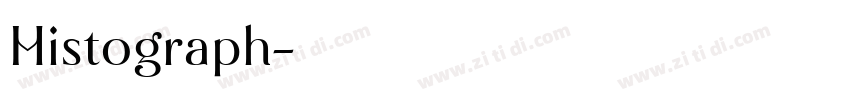 Histograph字体转换