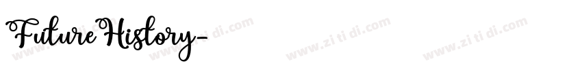 FutureHistory字体转换