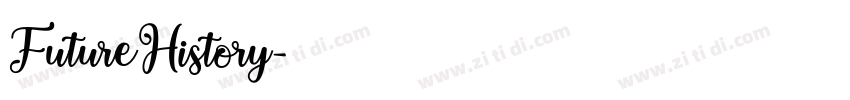 FutureHistory字体转换