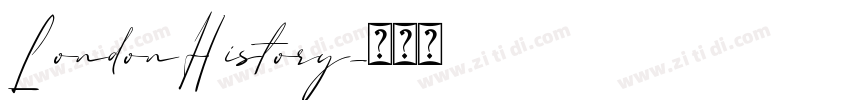 LondonHistory字体转换