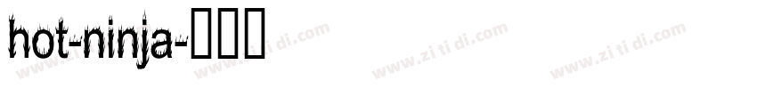 hot-ninja字体转换