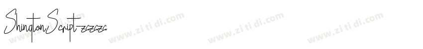 ShingtonScript字体转换