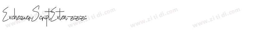 ExchequerScriptExten字体转换
