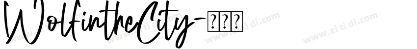 WolfintheCity字体转换