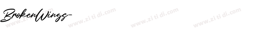 BrokenWings字体转换