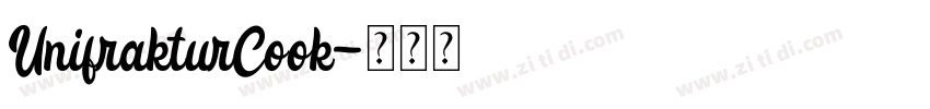 UnifrakturCook字体转换