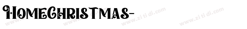HomeChristmas字体转换