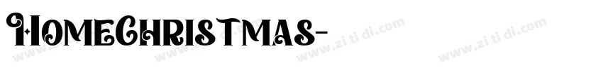 HomeChristmas字体转换
