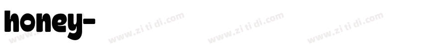 honey字体转换