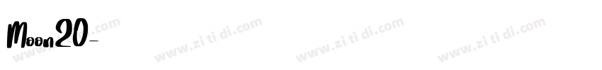 Moon20字体转换