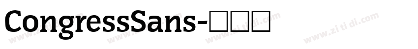 CongressSans字体转换 CongressSans字体转换