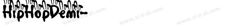 HipHopDemi字体转换