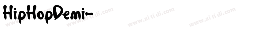 HipHopDemi字体转换