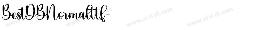 BestDBNormalttf字体转换