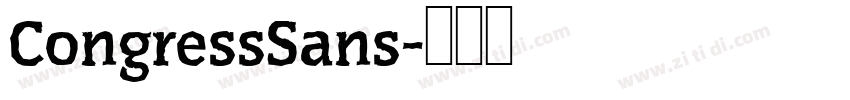 CongressSans字体转换 CongressSans字体转换