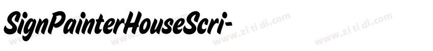 SignPainterHouseScri字体转换