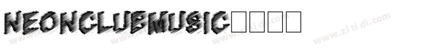 NEONCLUBMUSIC字体转换