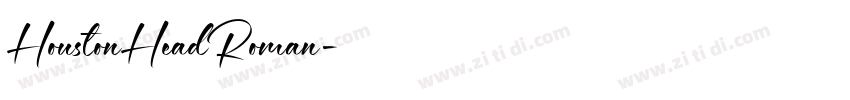 HoustonHeadRoman字体转换