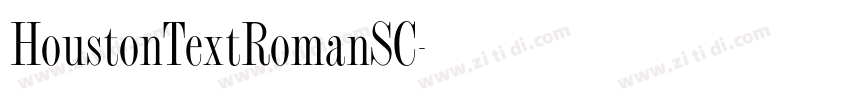 HoustonTextRomanSC字体转换