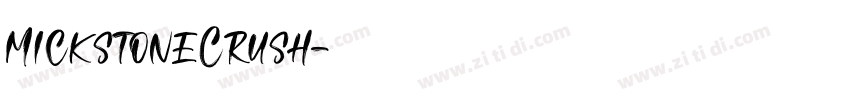 MickstoneCrush字体转换