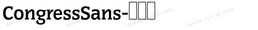 CongressSans字体转换 CongressSans字体转换