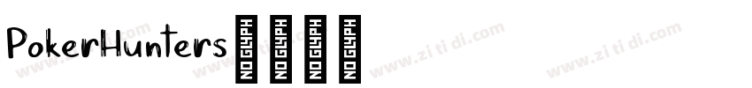 PokerHunters字体转换