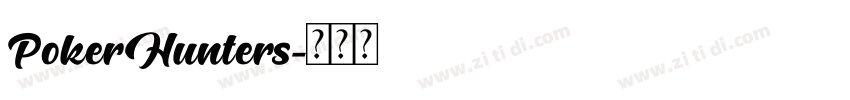 PokerHunters字体转换