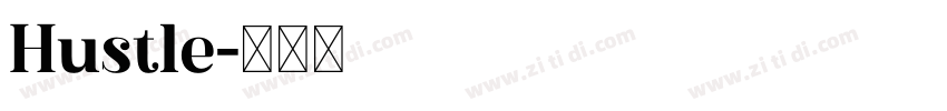 Hustle字体转换