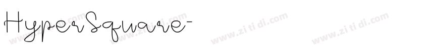 HyperSquare字体转换