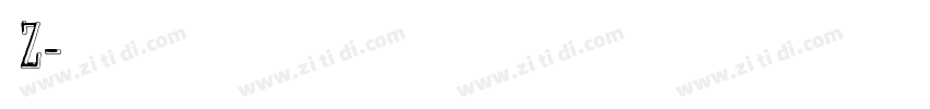 紫阳花明朝Z字体转换