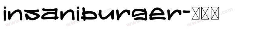 insaniburger字体转换