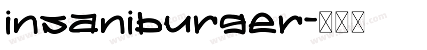insaniburger字体转换