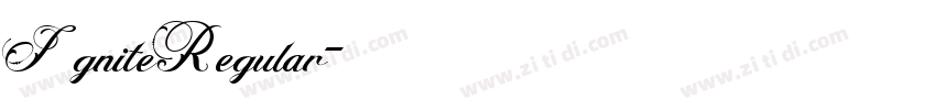 IgniteRegular字体转换