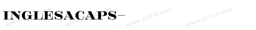 InglesaCaps字体转换