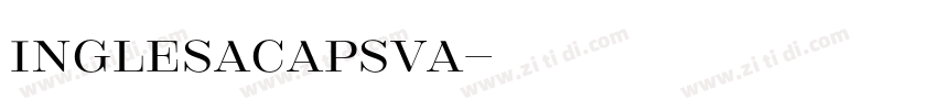 InglesaCapsVa字体转换