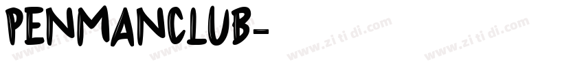 PenmanClub字体转换