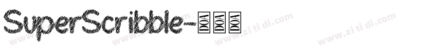 SuperScribble字体转换