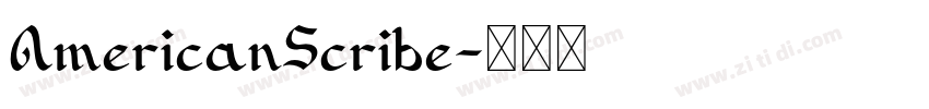 AmericanScribe字体转换