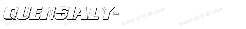 Quensialy字体转换