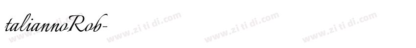 taliannoRob字体转换