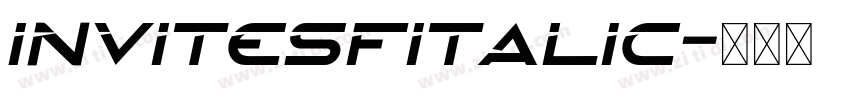 InviteSFItalic字体转换