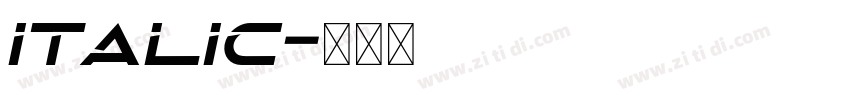 Italic字体转换 Italic字体转换