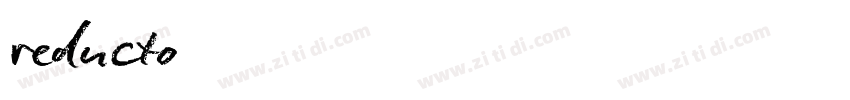 reducto字体转换