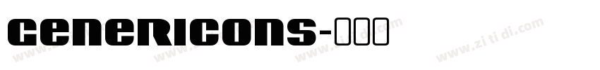 Genericons字体转换
