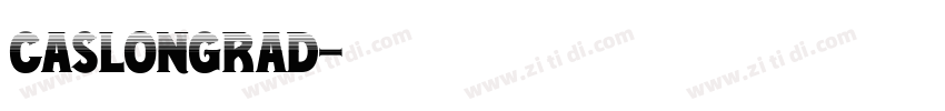 CaslonGraD字体转换
